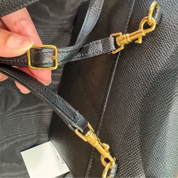 Celine Black nano belt Crossbody Bag - Picture 11 of 16